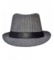 Simplicity Unisex Structured Gangster 3074_Grey in Men's Fedoras