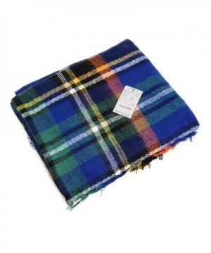 Womens Tartan Scarf Checked Pashmina