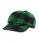 DECKY Plaid Newsboy Hats - Green - CN11B52EFXR
