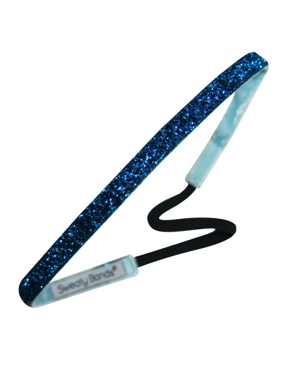 Sweaty Bands 001-38-0049-11 Viva Diva 3/8-inch Velvet Lined Fitness and Fashion Headband Turquoise - C311F7FPZU5