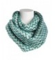 Tickled Pink Women's Chevron Infinity Scarf Soft Warm Winter Lightweight Oversized Shawl Wrap - Teal - CX186AIHW0T