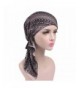 Highpot Women Fashion Printed Cancer Chemo Hat Beanie Scarf Turban Head Wrap Cap - F - CD184SCC83T