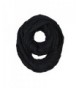 TrendsBlue Premium Winter Twist Knit Warm Infinity Circle Scarf - Diff Colors - Black - CR11GQH9545