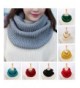 Landisun Womens Thick Ribbed Knit Winter Infinity Circle Loop Scarf - Gray - CU187TODAYK