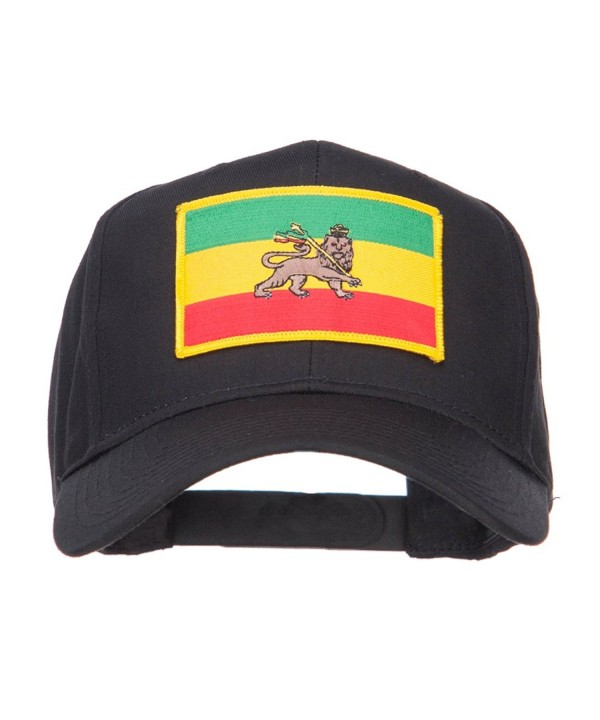 Rasta Flag Patched Cap - Ethiopia - Black - CJ11IN063OX