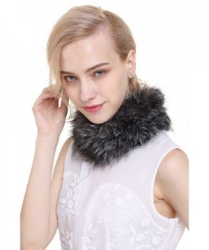 Vogueearth WomenReal Fox Winter Headband in Fashion Scarves