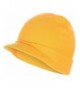 BODY STRENTH Visor Beanie Knit Hat With Brim newsboy Hats Winter Cap For Men Women - Yellow - CY188N99EU5