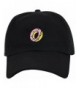 JLGUSA Donut Hat Dad Embroidered Cap Polo Style Baseball Curved Unstructured Bill - Black - CK18279692R