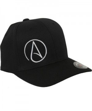 Atheist Offset Symbol Baseball Flexfit Black