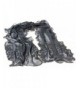 Chiffon Peacock Long Soft Scarf - Black - C911PMCCE07