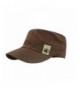 Baomabao Flat Roof Military Hat Cadet Patrol Bush Hat Baseball Field Cap - Cf - C112FZGQZV3