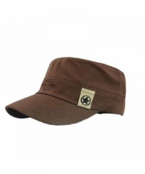 Baomabao Flat Roof Military Hat Cadet Patrol Bush Hat Baseball Field Cap - Cf - C112FZGQZV3