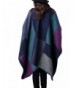 Womens Winter Geometric Pattern Poncho