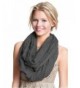 Mobius Infinity Scarf Snood Cowl Tube Round Circle Eternity Shawl CJ Apparel NEW - Gray - C1186843ET3