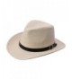 LETSQK Men's Summer Western style Straw Boven Cowboy Hat - Ivory - CN12EMTBHR1