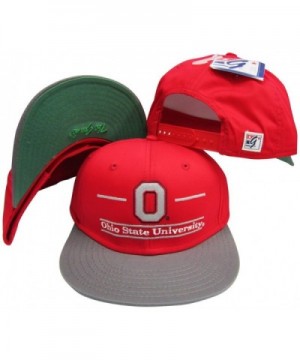 Ohio State Buckeyes Classic Split Bar Snapback Adjustable Snap Back Hat / Cap - CY116H1KTXB