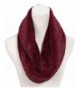 SPRING SALE Lush Faux Fur Infinity Scarf Easter Gift Idea for Women (ASSORTED COLORS) - Burgundy - CG187AU3IYG