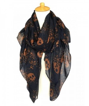 GERINLY Skull Lightweight Winter Scarves in Fashion Scarves