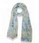 Ladies Colorful Printed Butterflies Scarf