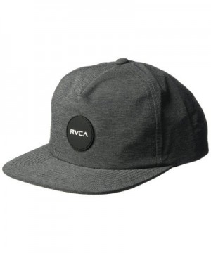 RVCA Men's Motor Delux Snapback Hat - Charcoal Heather - CZ17YH74KTI