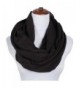 Lightweight Scarfs for Women Solid Infinity Scarf - Solid Infinity Scarf Black - CY1800KXR4D