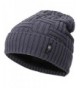 Fantastic Zone Beanies Skull Caps Striped Knit Skull Caps Beanie Winter Hats for Men - Grey - CA1857QWL8G