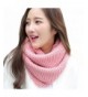 ISADENSER Womens Winter Thick Knit Infinity Scarf Fashion Circle Loop Scarves Thick Warm - A Pink - C1186UWL7UE