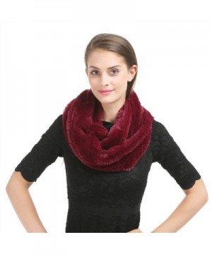 Saferin Womens Infinity Shoulder SSH Burgundy in Cold Weather Scarves & Wraps