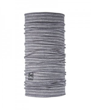 BUFF Lightweight Merino Wool Multifunctional Headwear - Light Grey Stripes - CK12HHRRLTD