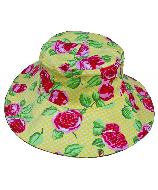 Womanswork 283 Rose Pattern Sun Hat - CY112V6O6L7