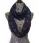 Scarfs for Women - Anchor Cute Sheer Nautical Circle Scarf - Fashion Infinity Womens Scarves - Navy Blue - CF11K0QZJG1