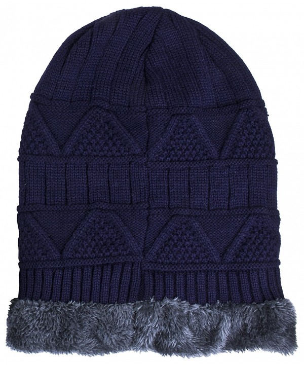 True Gear North Gerd Winter Hat with Faux Fur Trim - Purple - C2187D2DTQU