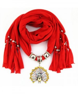 Deamyth Pendant Scarves Multicolor Rhinestone