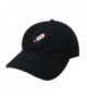 City Hunter C104 Rocket Cotton Baseball Dad Caps 17 Colors (Black) - C712O41K4UW