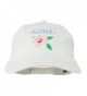 Hawaii Flower Aloha Embroidered Washed