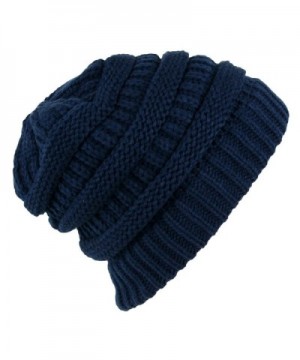 Winter Thick Cable Slouchy Beanie