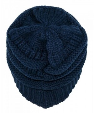 Winter Thick Cable Slouchy Beanie in Women's Skullies & Beanies
