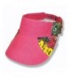 Hothead Wide Brim Sun Visor Hat in Graffiti with Pink Denim - CI11KF447AV