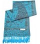 Turquoise Reversible Pashmina CJ Apparel in Wraps & Pashminas