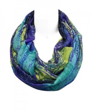 Wrapables Lightweight Voile Infinity Purple in Fashion Scarves