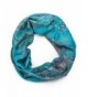 Bohomonde- Ramaya Infinity Scarf- Richly Colored Rare Infinity Pashmina Scarf - Turquoise/Lavendar - CU1842W09GN