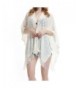 Knit Shawl Wrap for Women - Soul Young Ladies Fringe Knitted Poncho Cardigan Cape - Cream White - C1184EWUM87