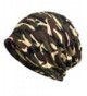 KUYOU Women's Multifunction Camouflage Hat Skull Cap Scarf - Brown - CG1880NATIO