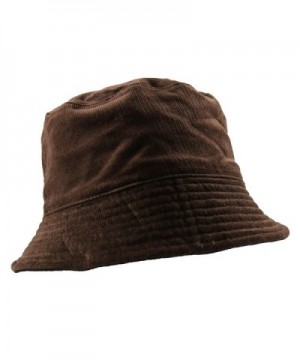 Ladies Suede Corduroy Reversible Bucket in Women's Bucket Hats