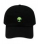 City Hunter C104 Alien Small Embroidery Cotton Baseball Cap 4 Colors - Black - CY12LUZ6WC5