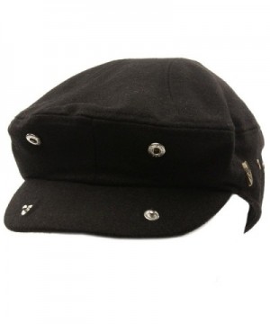 Front Solid Driving Cabby Hat in Men's Newsboy Caps