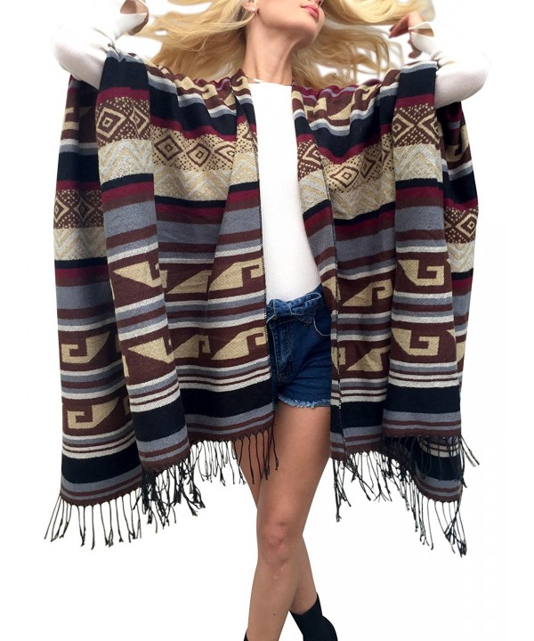 Glamaker Women's Fashion Shawl Wrap Scarf for Autumn Winter - Multi - CS184RTG90R