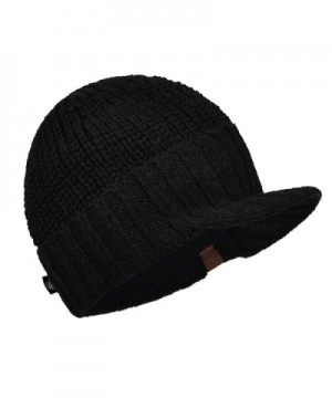 Janey Rubbins Beanie Fleece Black in Men's Skullies & Beanies