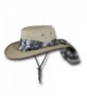Barmah Hats Ladies Canvas Drover Hat - Item 1047 - Beige 3402 - CZ117R1YQ5R