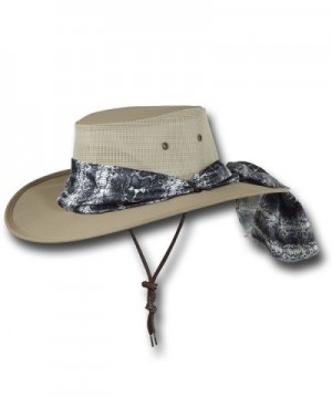 Barmah Hats Ladies Canvas Drover Hat - Item 1047 - Beige 3402 - CZ117R1YQ5R